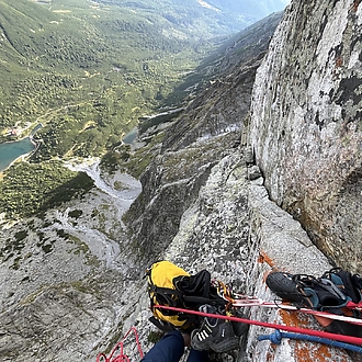 Lumír Fajkoš, Superdiretissima rope solo